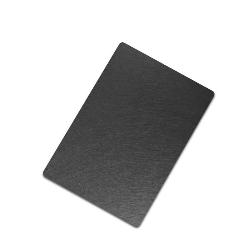 Stainless Steel Vibration PVD Black Shiny Sheet Manufacturer