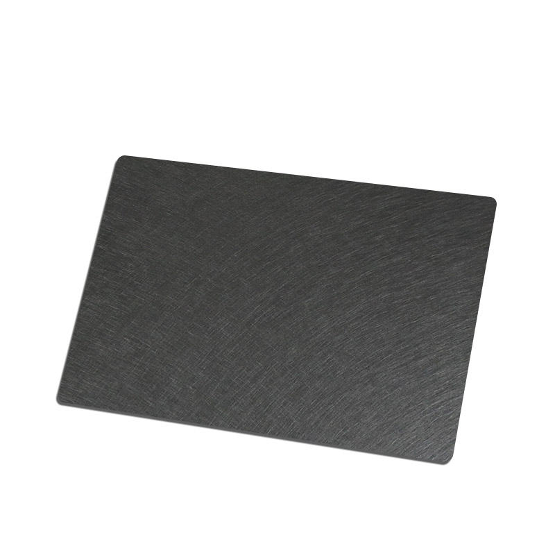 Stainless Steel Vibration PVD Black Shiny Sheet