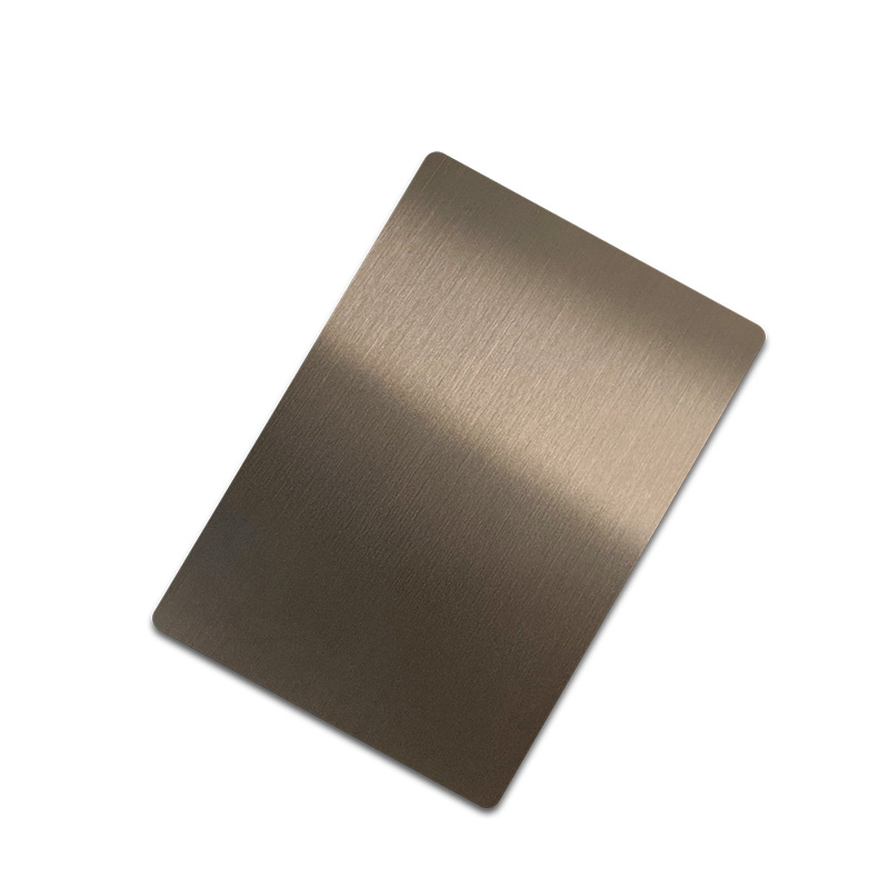 Stainless Steel Hairline Bronze AFP Sheet