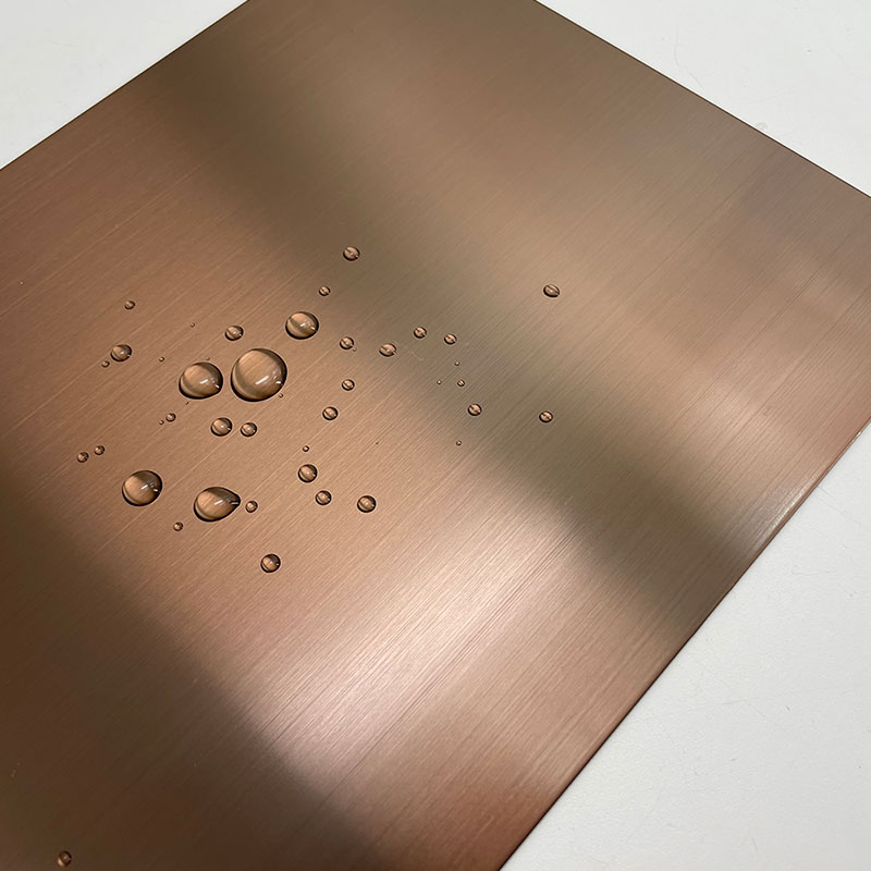 Stainless Steel Hairline Copper AFP Sheet