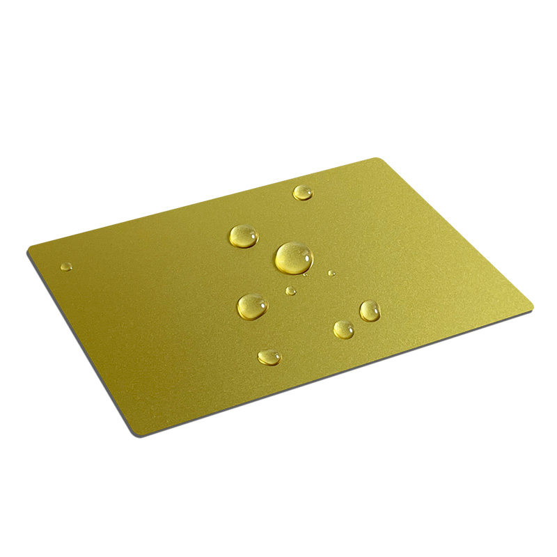 Stainless Steel Zr-Brass Gold AFP Sheet