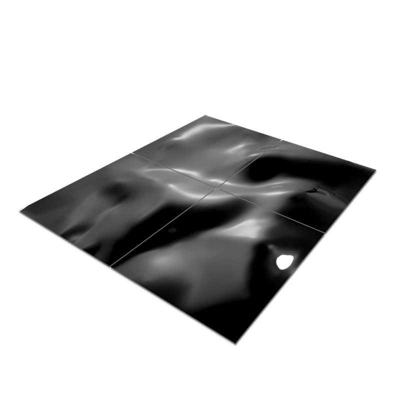 Stainless Steel Big Wave Black Water Ripple Sheet