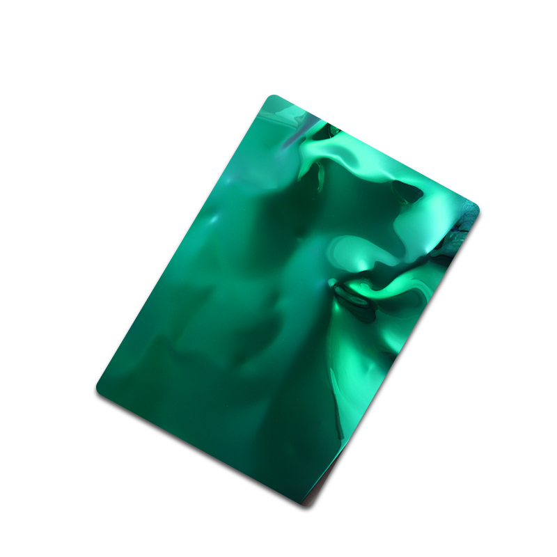 Stainless Steel Green Big Wave Water Ripple Sheet