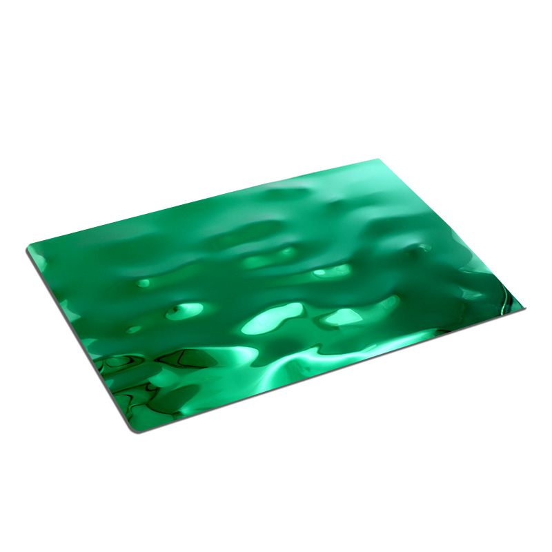 Stainless Steel Flow Green Water Ripple Sheet