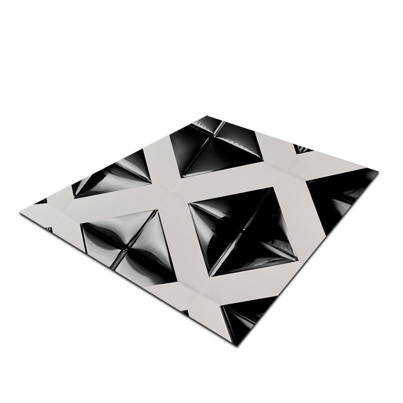 Stainless Steel Double Color Black Rectangle Sheet