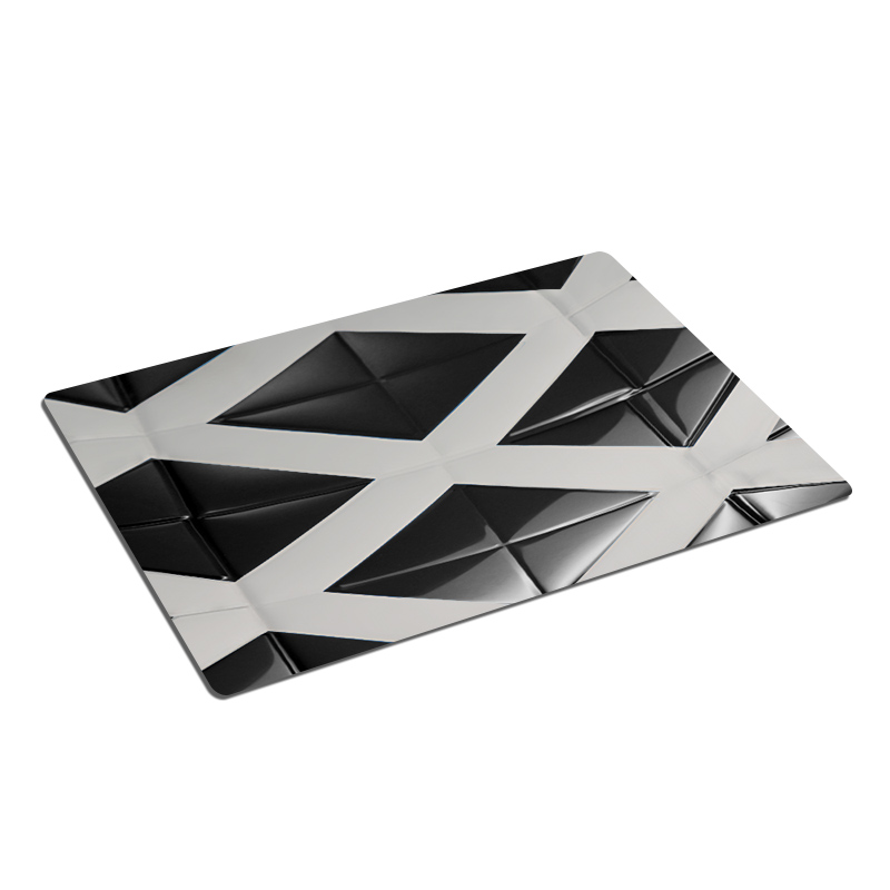 Stainless Steel Double Color Black Rectangle Sheet