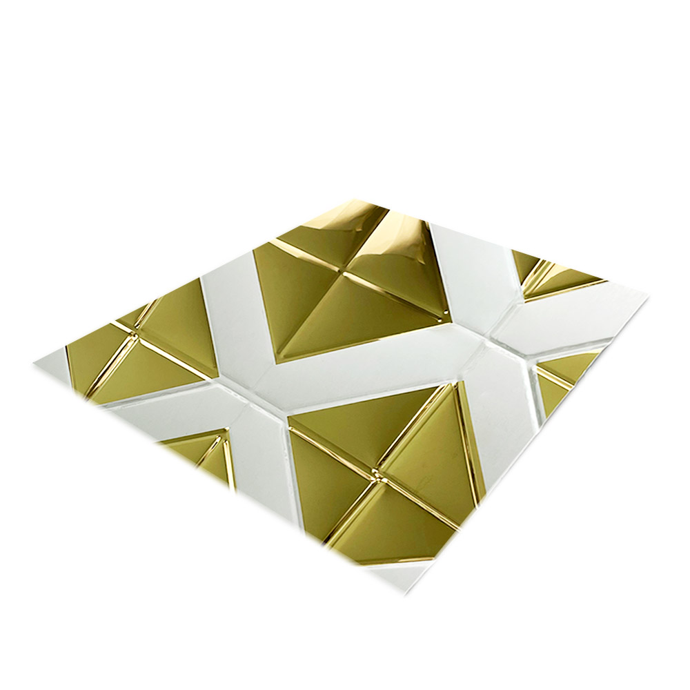 Stainless Steel Double Color Gold Rectangle Sheet