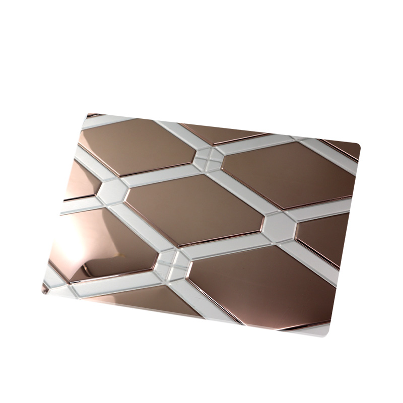 Stainless Steel Double Color Rosegold Sheet