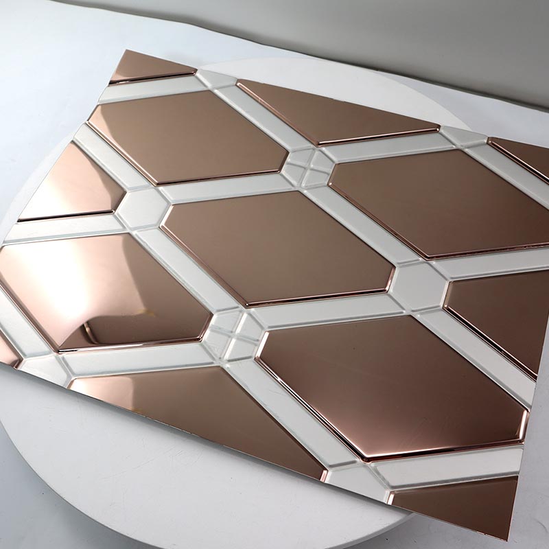 Stainless Steel Double Color Rosegold Sheet