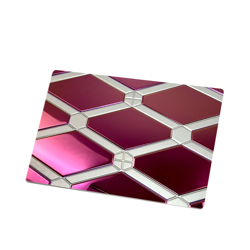 Stainless Steel Double Color Pink Sheet