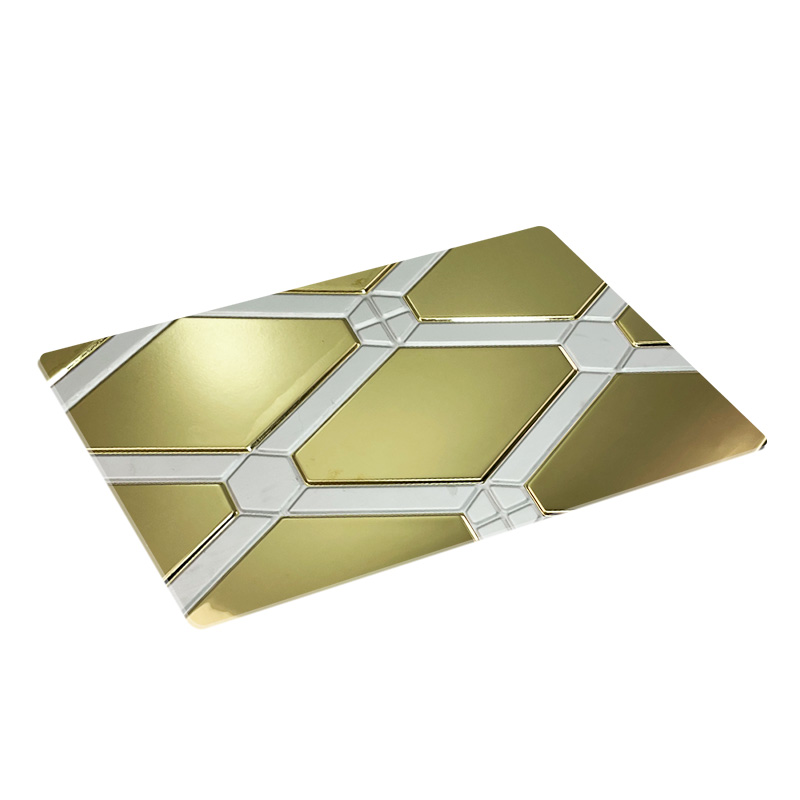 Stainless Steel Double Color Golden Sheet