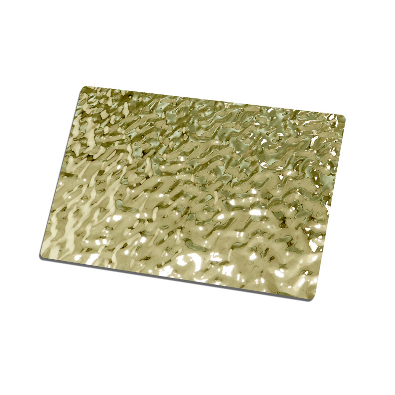 Stainless Steel Middle Wave Copper Water Ripple Sheet