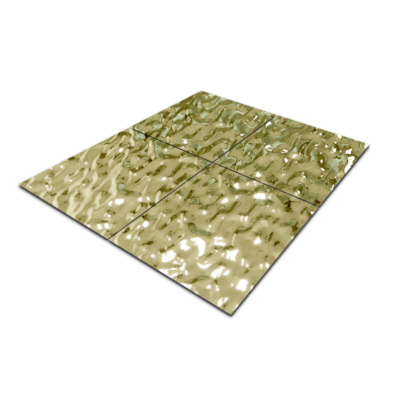 Stainless Steel Middle Wave Copper Water Ripple Sheet