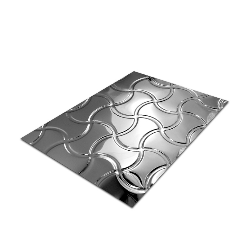 Stainless Steel Crescent Pattern Embossed Sheet