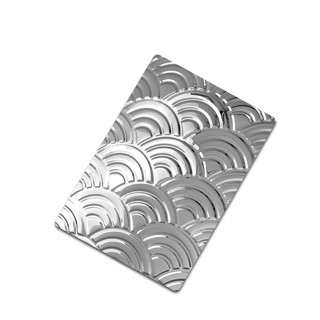 Stainless Steel Fish Scale-C Embossed Decorative Sheet