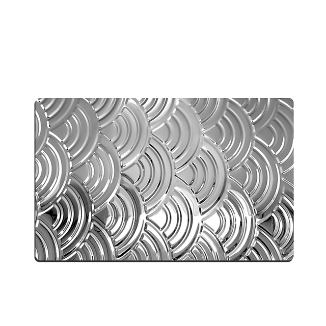 Stainless Steel Fish Scale-C Embossed Decorative Sheet