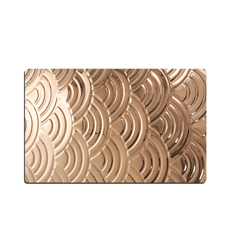 Stainless Steel Fish Scale-C Embossed Decorative Sheet