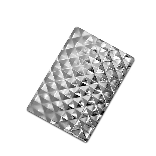 Stainless Steel Lozenge Embossed Decorative Sheet