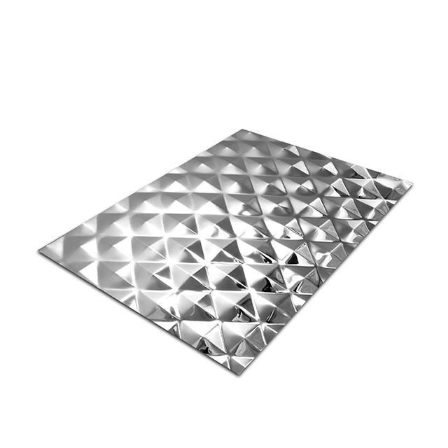 Stainless Steel Lozenge Embossed Decorative Sheet