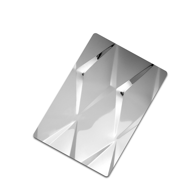 Stainless Steel Rhombus Embossed Color Sheet