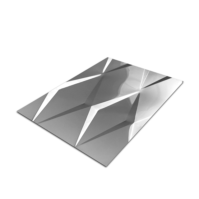 Stainless Steel Rhombus Embossed Color Sheet