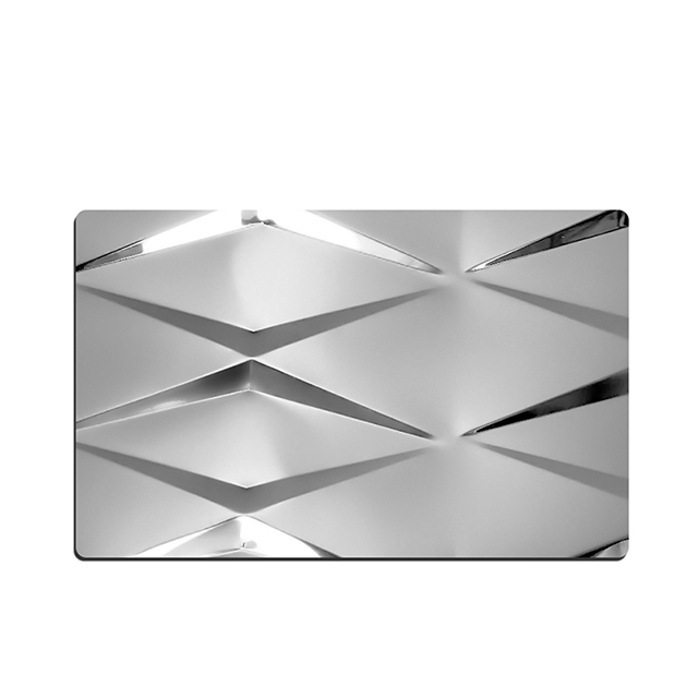 Stainless Steel Rhombus Embossed Color Sheet