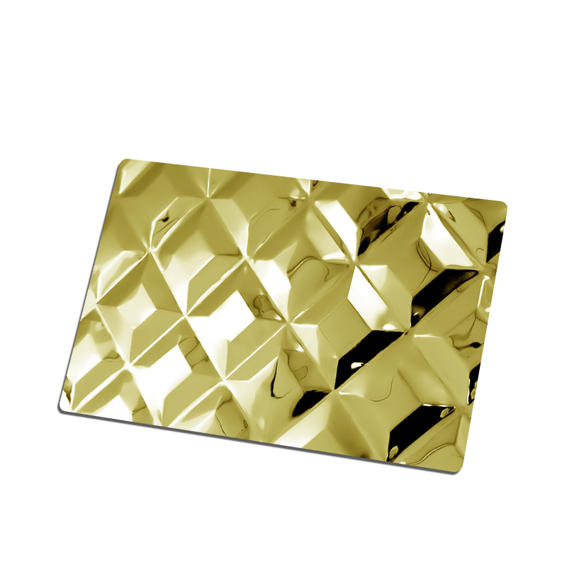 Stainless Steel Rhombus-A Embossed Color Sheet