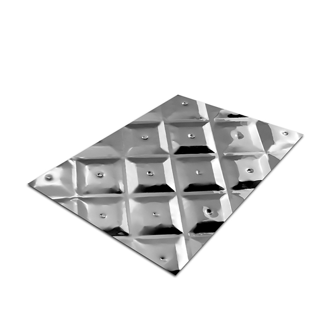 Stainless Steel Rhombus-B Embossed Color Sheet