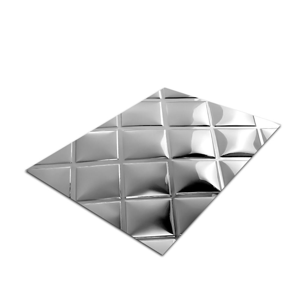 Stainless Steel Rhombus-C Embossed Color Sheet