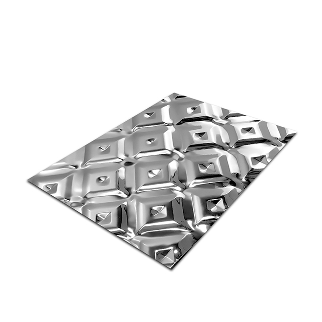 Stainless Steel Rhombus-D Embossed Color Sheet