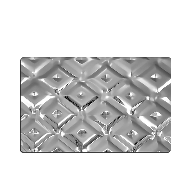 Stainless Steel Rhombus-D Embossed Color Sheet