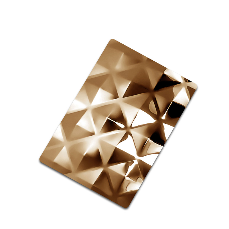 Stainless Steel Rhombus-E Embossed Color Sheet