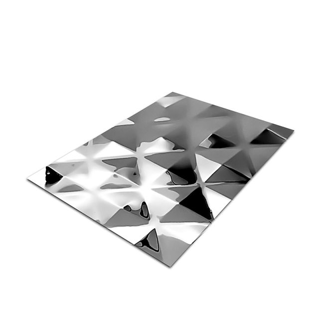 Stainless Steel Rhombus-E Embossed Color Sheet