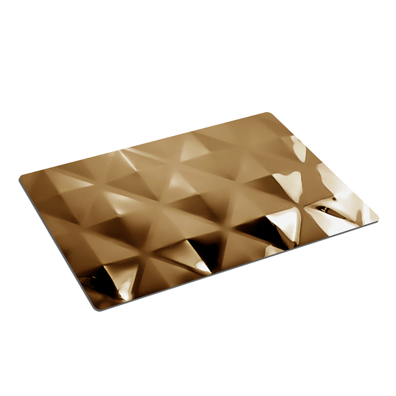 Stainless Steel Rhombus-E Embossed Color Sheet