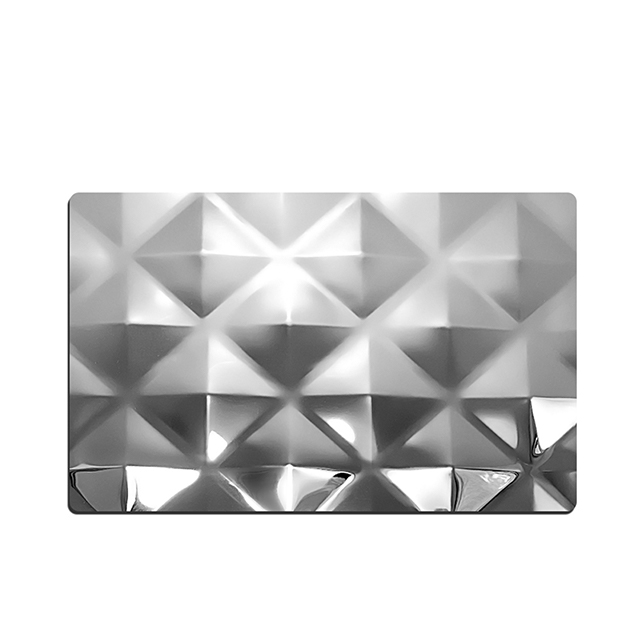 Stainless Steel Rhombus-E Embossed Color Sheet