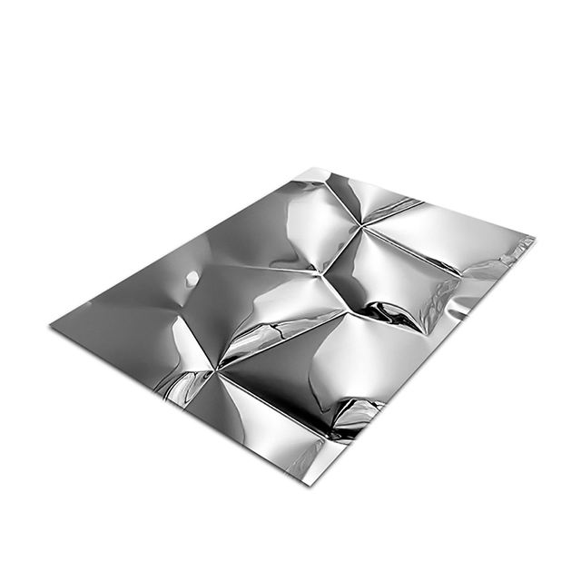 Stainless Steel Water Cube-A Embossed Decorative Sheet