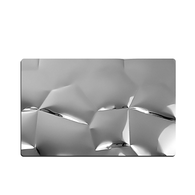 Stainless Steel Water Cube-A Embossed Decorative Sheet