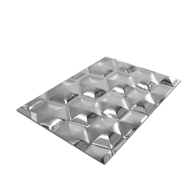 Stainless Steel Hexagon-A Embossed Decorative Sheet