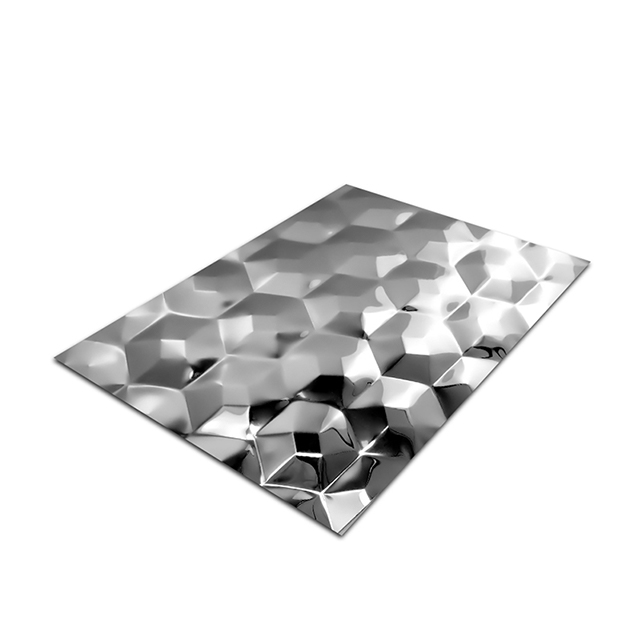 Stainless Steel Hexagon-B Embossed Decorative Sheet