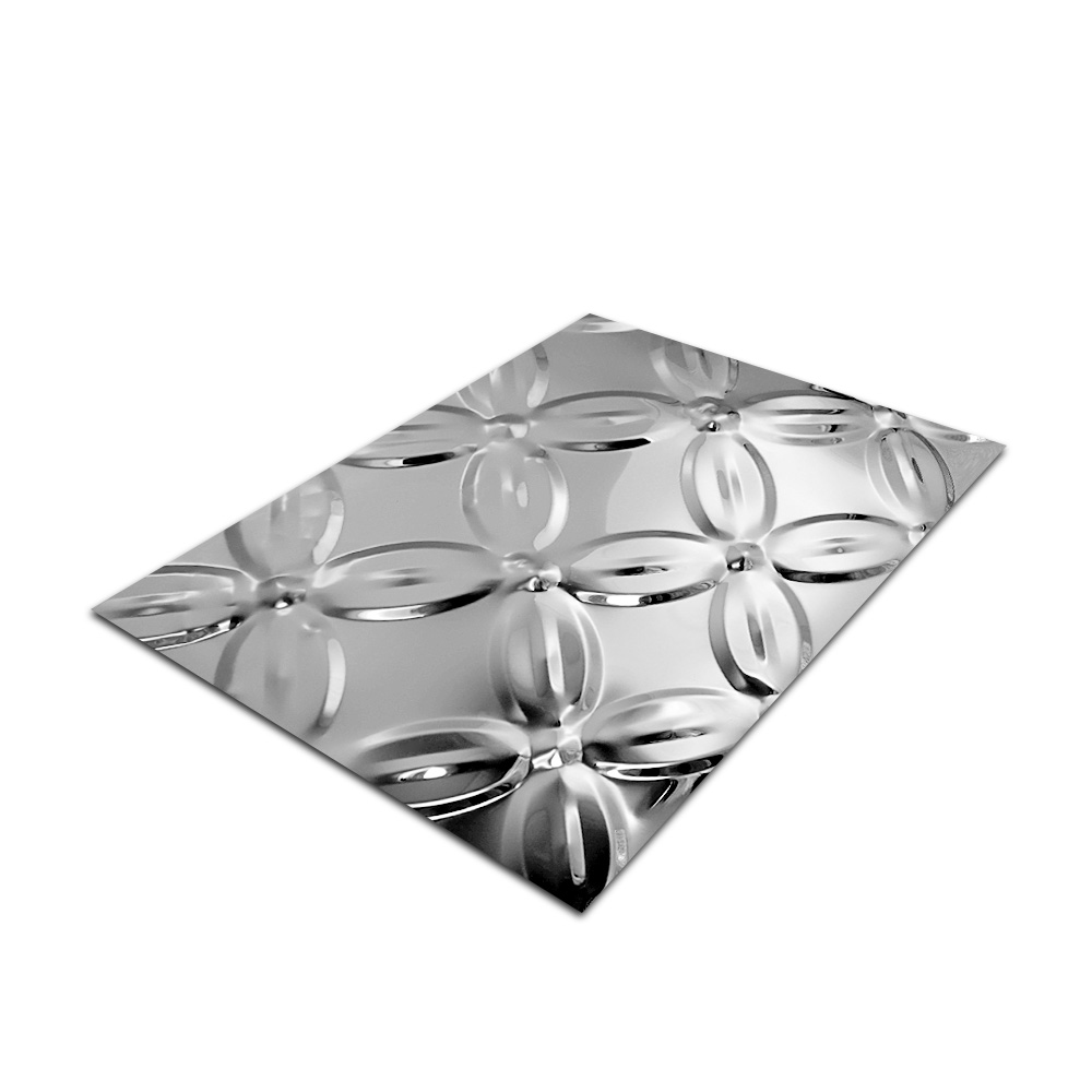 Stainless Steel Lotus Leaf Embossed Decorative Sheet