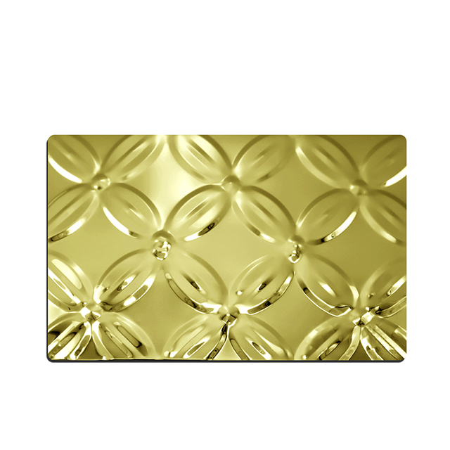 Stainless Steel Lotus Leaf Embossed Decorative Sheet