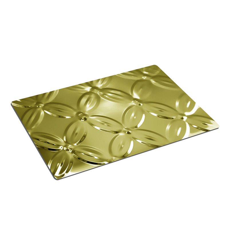 Stainless Steel Lotus Leaf Embossed Decorative Sheet