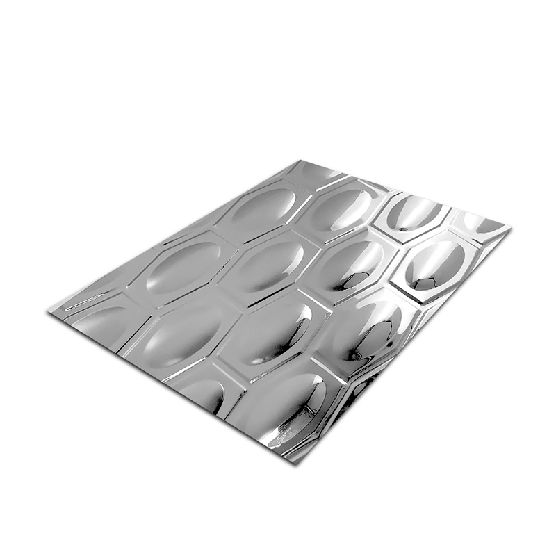 Stainless Steel 3D Egg Patterns Embossed Sheet