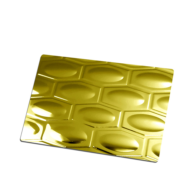 Stainless Steel 3D Egg Patterns Embossed Sheet