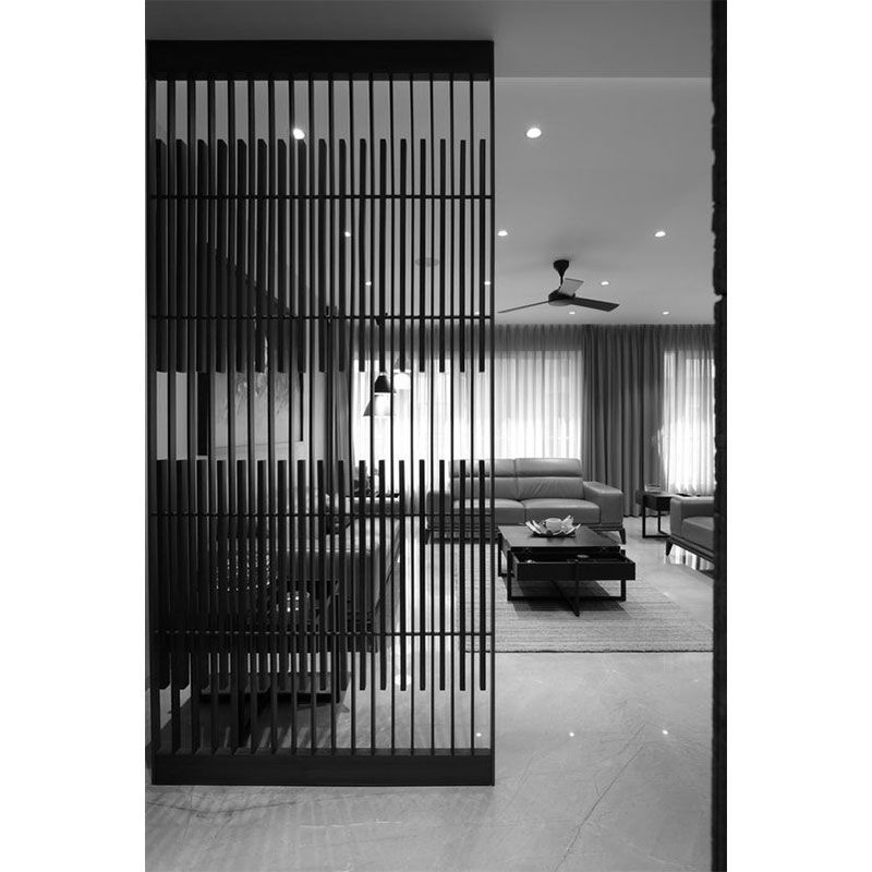 Stainless Steel Decorative Customized Hairline Screen For Indoor Partition\Lobby