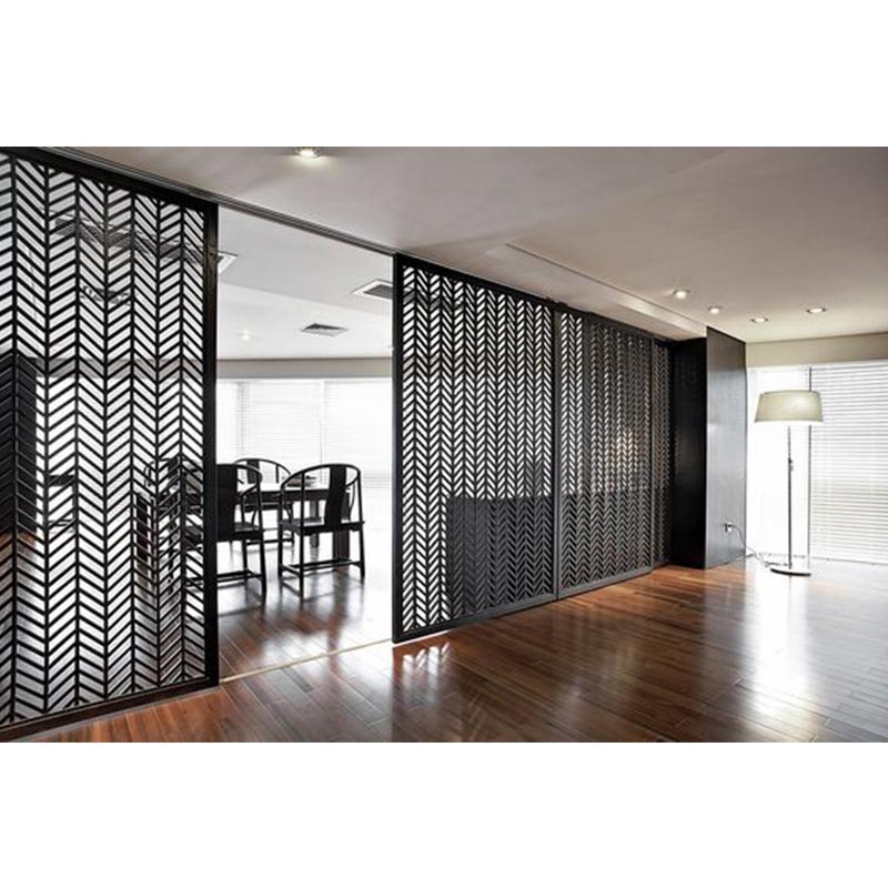 Stainless Steel Decorative Customized Hairline Screen For Indoor Partition\Lobby