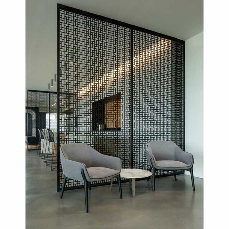 Stainless Steel Decorative Customized Hairline Screen For Indoor Partition\Lobby