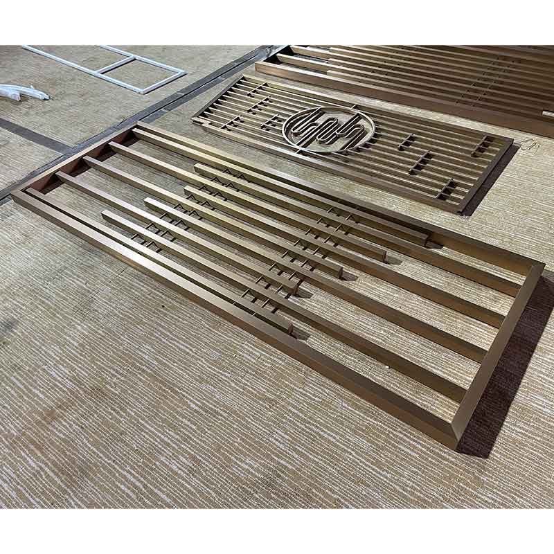 Stainless Steel Screen Hotel Grille Club Partition Booth Partition